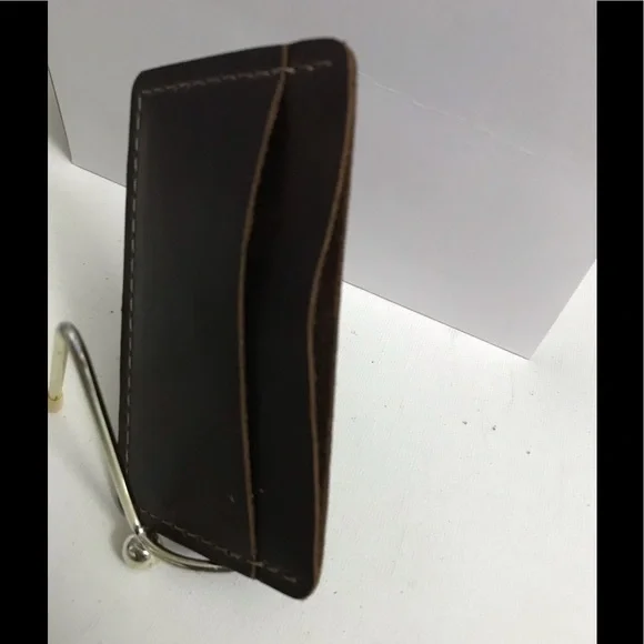 Rustico Credit Card Holder 100% leather Made in USA Brand New - Picture 7 of 10